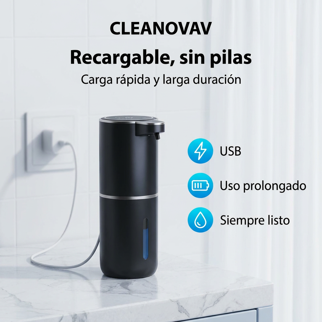Cleanovav™ | Dispensador Inteligente de Espuma Automática