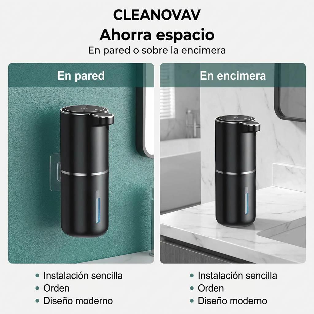 Cleanovav™ | Dispensador Inteligente de Espuma Automática