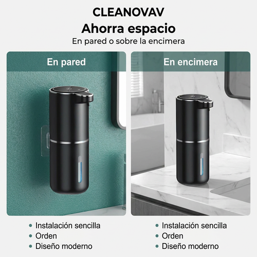 Cleanovav™ | Dispensador Inteligente de Espuma Automática